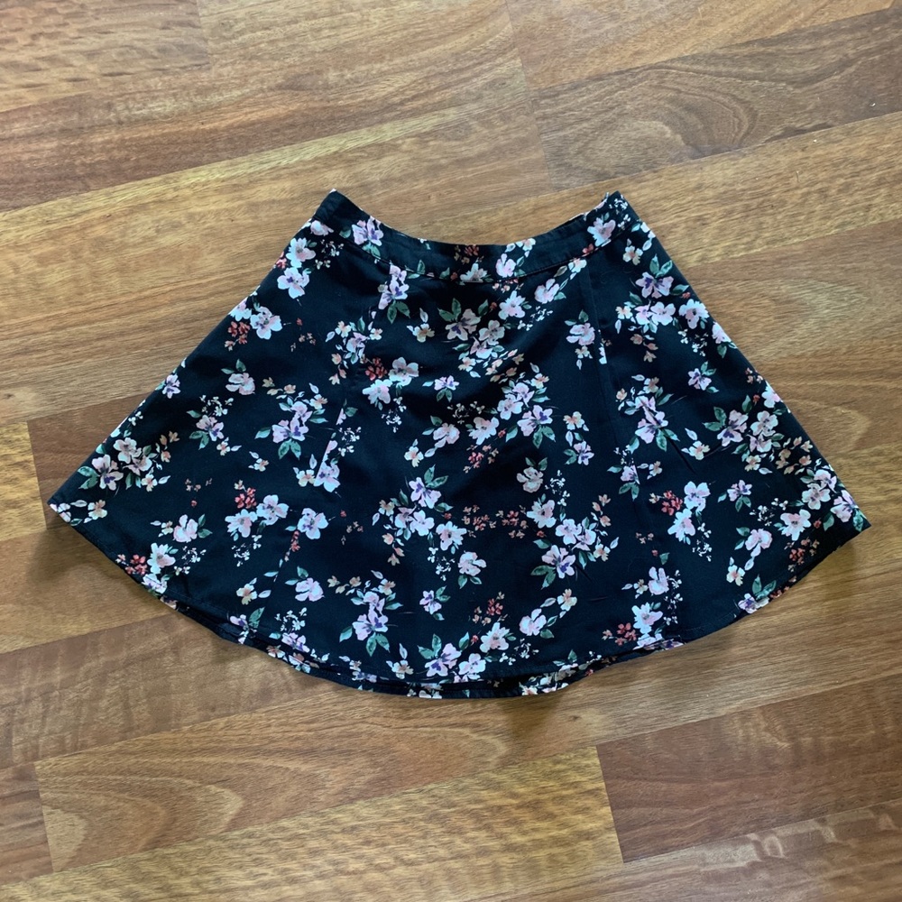 floral skirt
